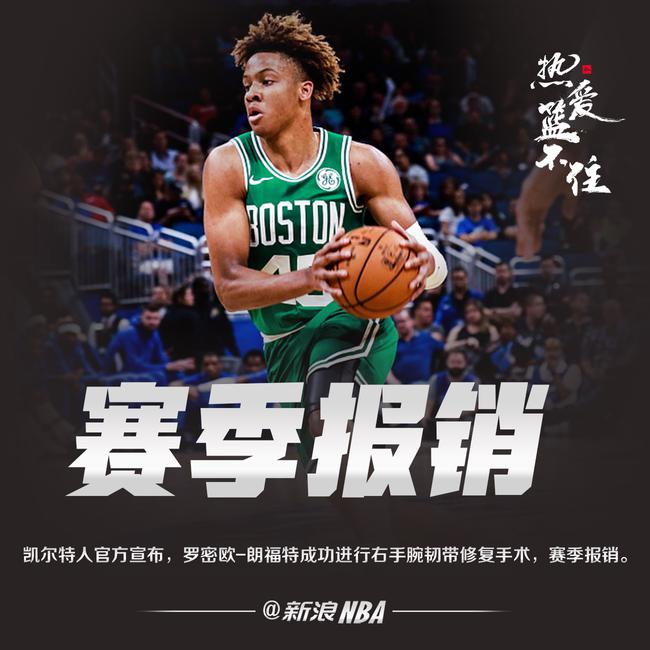 世俱杯直播-凯尔特人球员汉密尔顿确定赛季报销